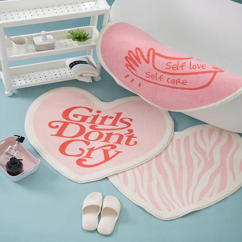 Girls Dont Cry Rug Bedroom Rug Pink Love Cute Girl Room Carpet Polyester Living Room Mat Bathroom Rug Home Decoration
Girls Dont Cry Rug Bedroom Rug Pink Love Cute Girl Room Carpet Polyester Living Room Mat Bathroom Rug Home Decoration