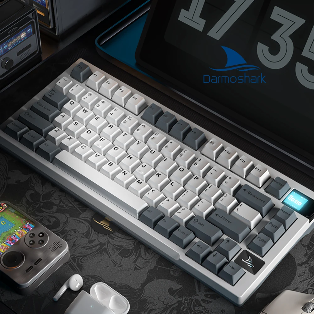 Darmoshark K8 Bluetooth Wireless Tri Mode Gaming Mechanical Keyboard Hot Swap 81Keys GATERON Switch RGB Backlight For PC Laptop
Darmoshark K8 Bluetooth Wireless Tri Mode Gaming Mechanical Keyboard Hot Swap 81Keys GATERON Switch RGB Backlight For PC Laptop