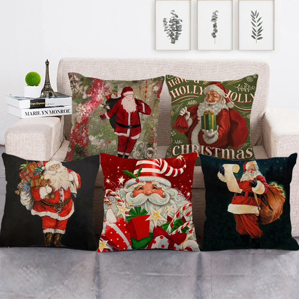 New Year 2023 Christmas Cushion Cover Decorations For Home Santa Claus Pillowcases Pillow Case Ornament Natal Adornos De Navidad
New Year 2023 Christmas Cushion Cover Decorations For Home Santa Claus Pillowcases Pillow Case Ornament Natal Adornos De Navidad