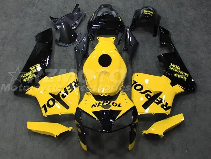 Новый комплект обтекателей для мотоцикла ABS, подходит для HONDA CBR600RR F5 2005 2006 05 06, комплект кузова желтого и черного цвета
Новый комплект обтекателей для мотоцикла ABS, подходит для HONDA CBR600RR F5 2005 2006 05 06, комплект кузова желтого и черного цвета