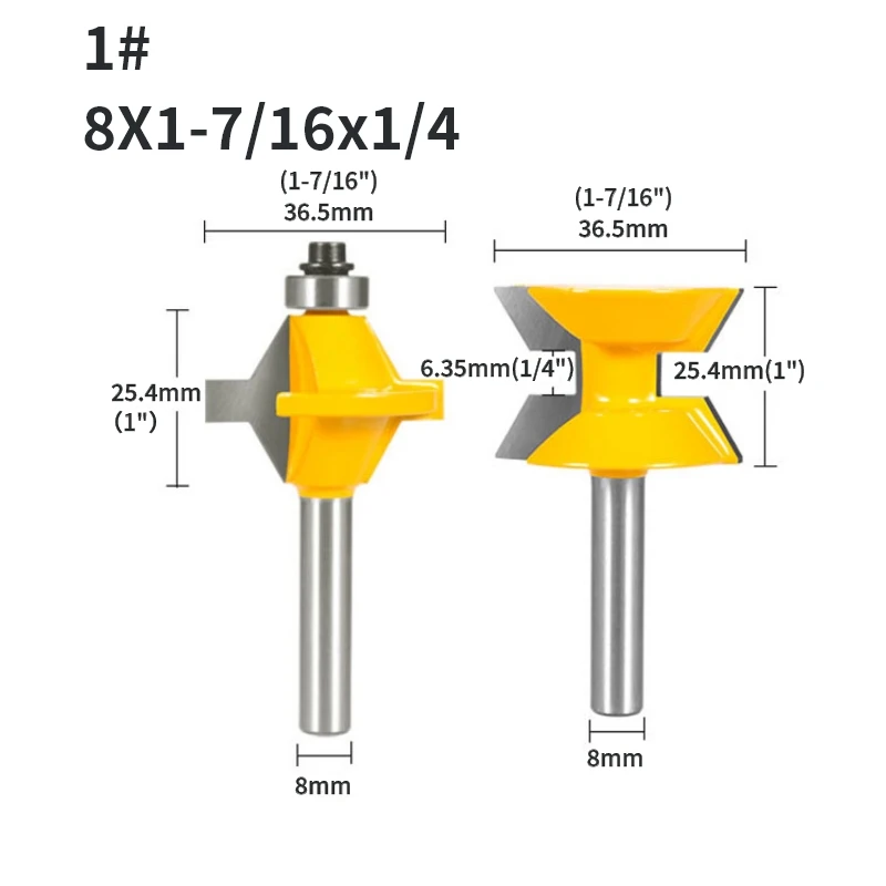 Фрезы для кромкооблицовки YUSUN, 2 шт.
Фрезы для кромкооблицовки YUSUN, 2 шт.
