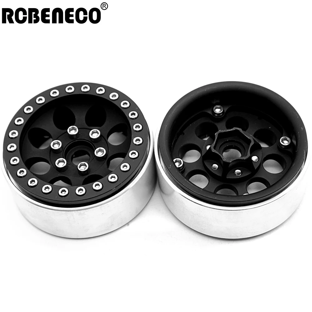 RCBENECO Aluminum Alloy 1.9 " Beadlock Wheel Hub Rims For 1/10 RC Crawler Axial SCX10 90046 RR10 Wraith D90 Traxxas TRX4
RCBENECO Aluminum Alloy 1.9 " Beadlock Wheel Hub Rims For 1/10 RC Crawler Axial SCX10 90046 RR10 Wraith D90 Traxxas TRX4