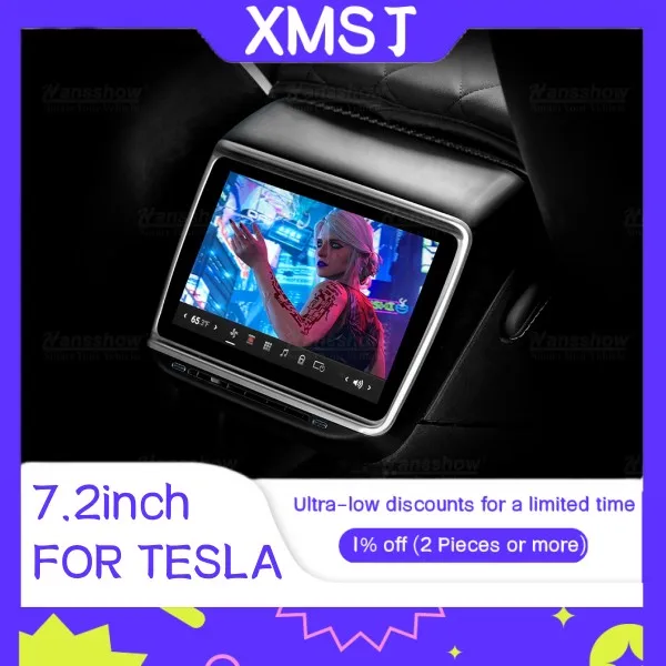 Tesla Model 3 Y 7.2 Inch Rear Entertainment & Climate Temperature Control Touch Screen with Back Seat Heating Control
Tesla Model 3 Y 7.2 Inch Rear Entertainment & Climate Temperature Control Touch Screen with Back Seat Heating Control
