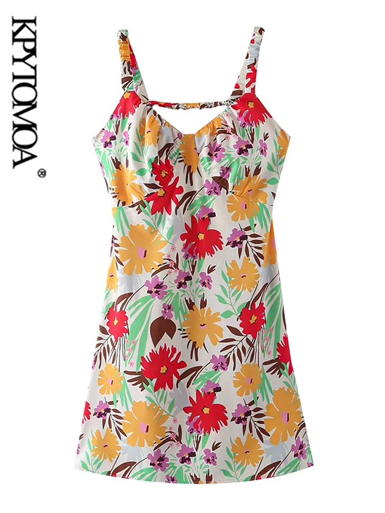 KPYTOMOA Women Fashion Floral Print Mini Dress Vintage Backless Zipper Elastic Straps Female Dresses Vestidos Mujer
KPYTOMOA Women Fashion Floral Print Mini Dress Vintage Backless Zipper Elastic Straps Female Dresses Vestidos Mujer