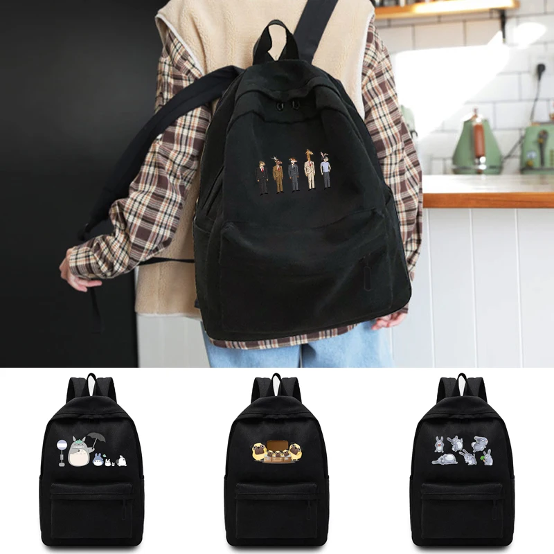 Casual Travel Backpack Student School Bag Large Capacity Laptop Bag Canvas Cartoon Print Zipper Unisex Organizer Shoulder Bag
Casual Travel Backpack Student School Bag Large Capacity Laptop Bag Canvas Cartoon Print Zipper Unisex Organizer Shoulder Bag