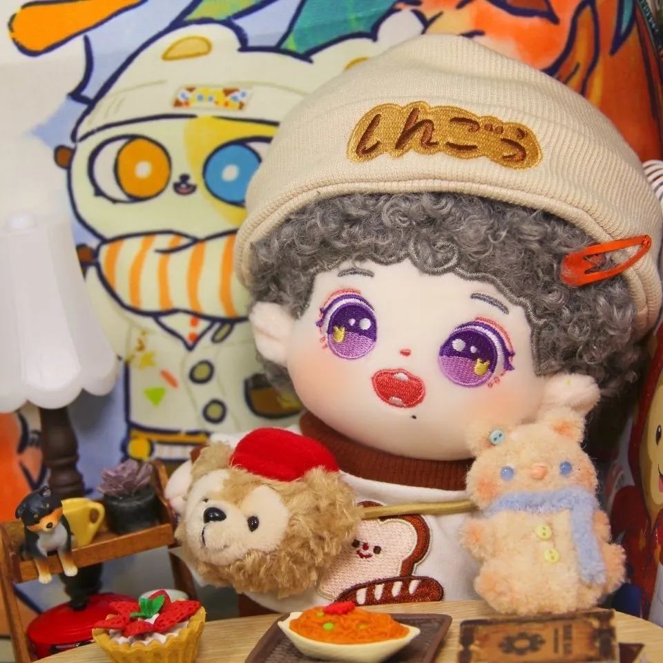 New Arrival Cute 20cm Baby IDol Doll Customization Star Souvenir Gray Curls Plush Naked Doll For Xiaozhan Fans Collection Gift
New Arrival Cute 20cm Baby IDol Doll Customization Star Souvenir Gray Curls Plush Naked Doll For Xiaozhan Fans Collection Gift