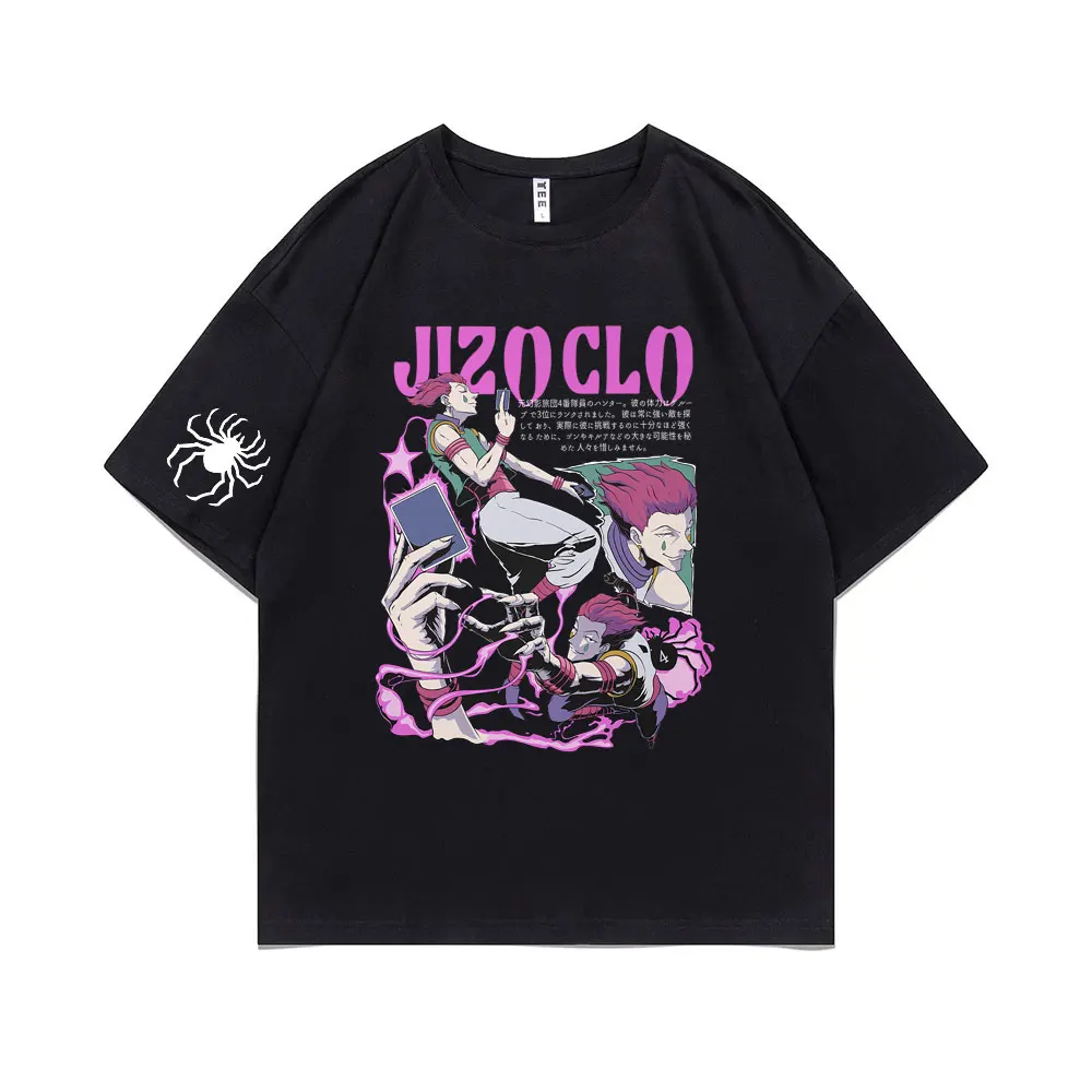 Japanese Anime Hunter X Hunter Hisoka T Shirt Man Fashion Casual Tshirt Oversized Streetwear Tees Men Women Japan Manga T-shirt
Japanese Anime Hunter X Hunter Hisoka T Shirt Man Fashion Casual Tshirt Oversized Streetwear Tees Men Women Japan Manga T-shirt