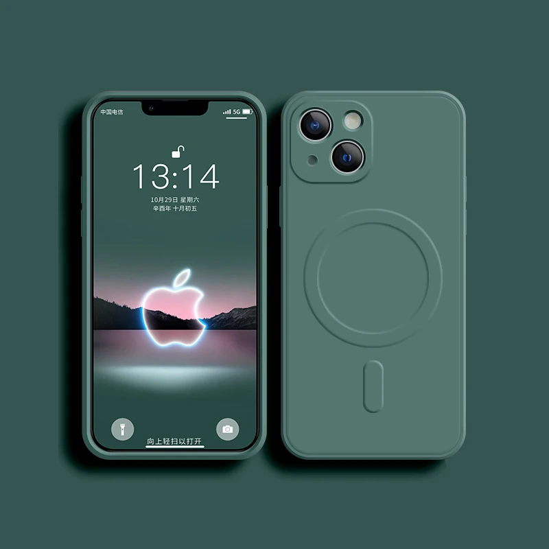 2022 чехлы для iPhone Магнитный жидкий силиконовый чехол для телефона iPhone 11 12 13 Pro Max 14 Plus роскошное Беспроводное зарядное устройство безопасный Ч...
2022 чехлы для iPhone Магнитный жидкий силиконовый чехол для телефона iPhone 11 12 13 Pro Max 14 Plus роскошное Беспроводное зарядное устройство безопасный Ч...
