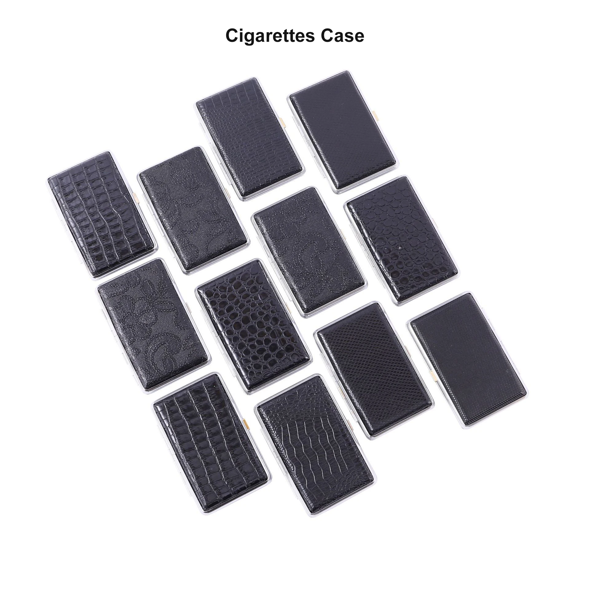 Cigarettes Case Storage Women Smoking Accessores Portable Ultra-thin Black Leather Cigarette Stock 16pcs Cigarettes Lengthened
Cigarettes Case Storage Women Smoking Accessores Portable Ultra-thin Black Leather Cigarette Stock 16pcs Cigarettes Lengthened