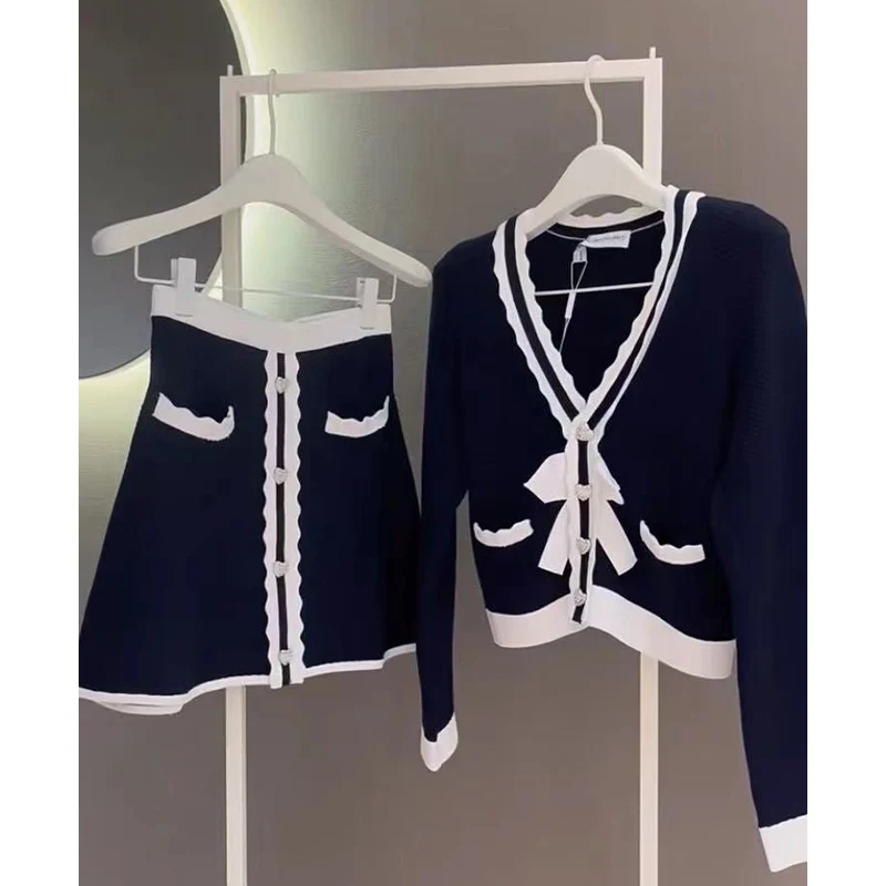 Новинка 2023, высококачественный трикотажный топ с полуюбкой, зимний костюм из двух предметов для небольших и известных людей
Новинка 2023, высококачественный трикотажный топ с полуюбкой, зимний костюм из двух предметов для небольших и известных людей