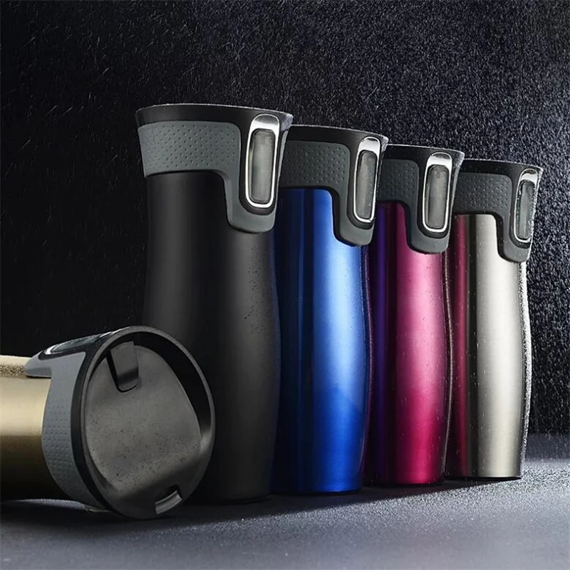 450ml Stainless Steel Double Wall Travel Mug Leak Proof Thermos Mug Car Vacuum Insulation Thermos Gift Cup Water Bottle
450ml Stainless Steel Double Wall Travel Mug Leak Proof Thermos Mug Car Vacuum Insulation Thermos Gift Cup Water Bottle