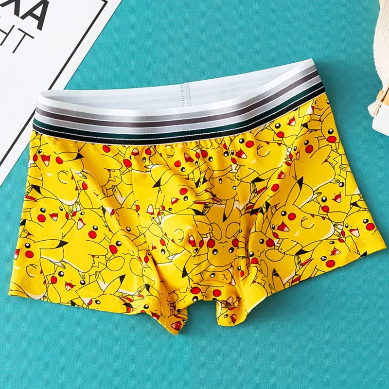 Cartoon Pikachu Underwear Men Panties Anime Pokemon Boys Comfortable Soft Briefs Kawaii Cosplay Male Cotton Underwear Gifts
Cartoon Pikachu Underwear Men Panties Anime Pokemon Boys Comfortable Soft Briefs Kawaii Cosplay Male Cotton Underwear Gifts