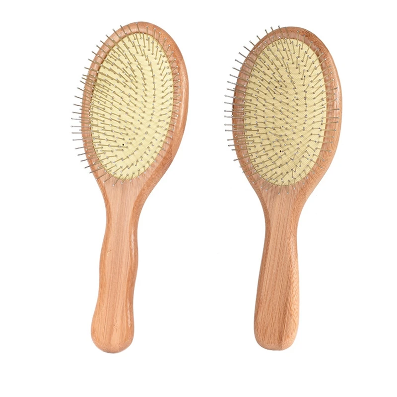 A06I Wooden Steel Needle Hair Brush Pin Hairbrush Scalp Massage Improve Hair Health Wood Paddle Detangling Comb
A06I Wooden Steel Needle Hair Brush Pin Hairbrush Scalp Massage Improve Hair Health Wood Paddle Detangling Comb