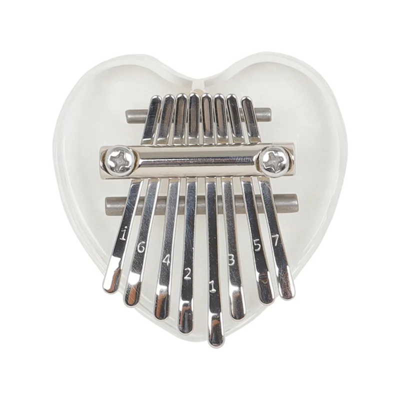 Newest Cute Portable Mini Kalimba 8 Keys Thumb Piano Great Sound Finger Keyboard Musical Instrument Acrylic,Heart
Newest Cute Portable Mini Kalimba 8 Keys Thumb Piano Great Sound Finger Keyboard Musical Instrument Acrylic,Heart