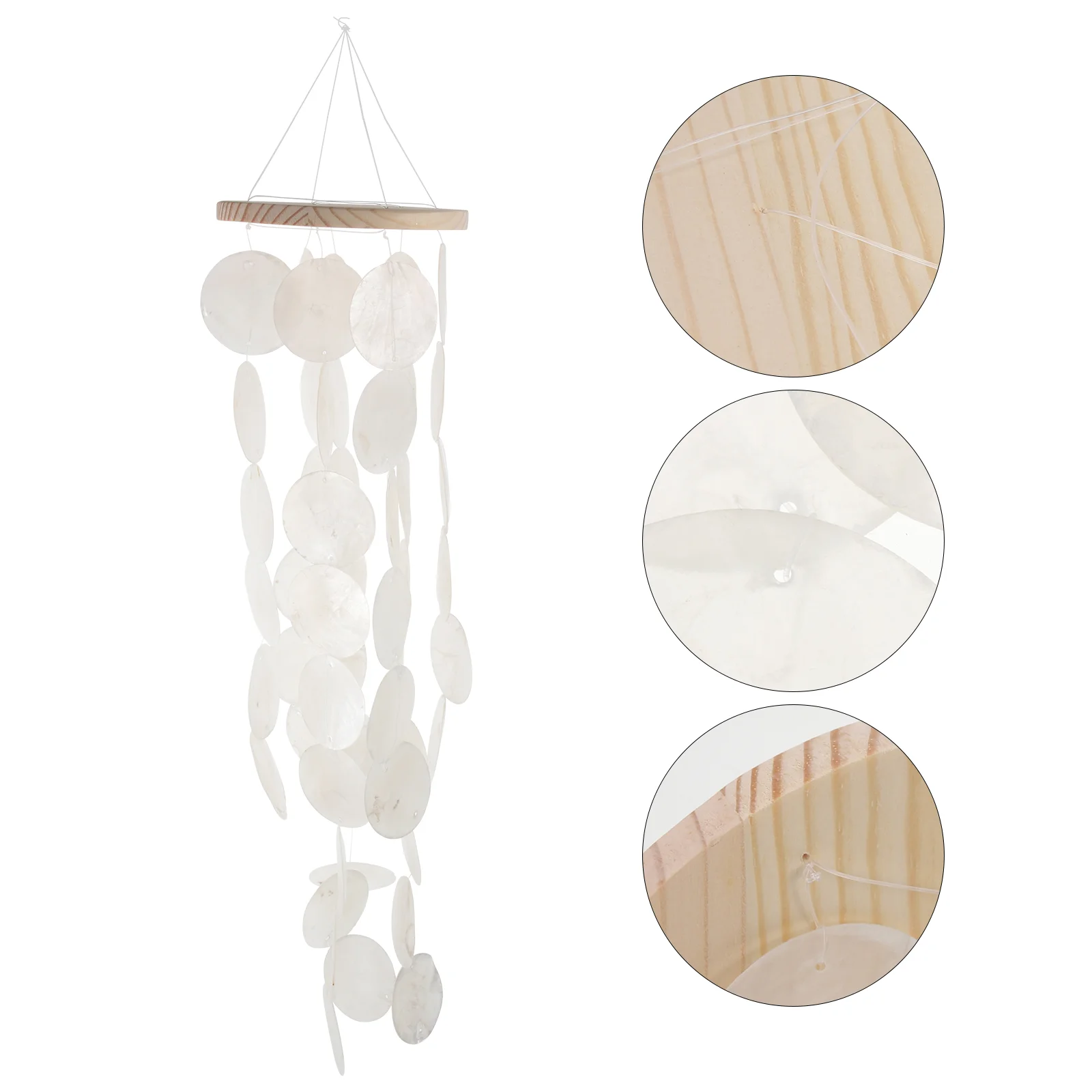 Mirror Shell Wind Chimes Decorative Balcony Hanging Living Room Housewarming Gift Bell Capiz Patio Seashell
Mirror Shell Wind Chimes Decorative Balcony Hanging Living Room Housewarming Gift Bell Capiz Patio Seashell