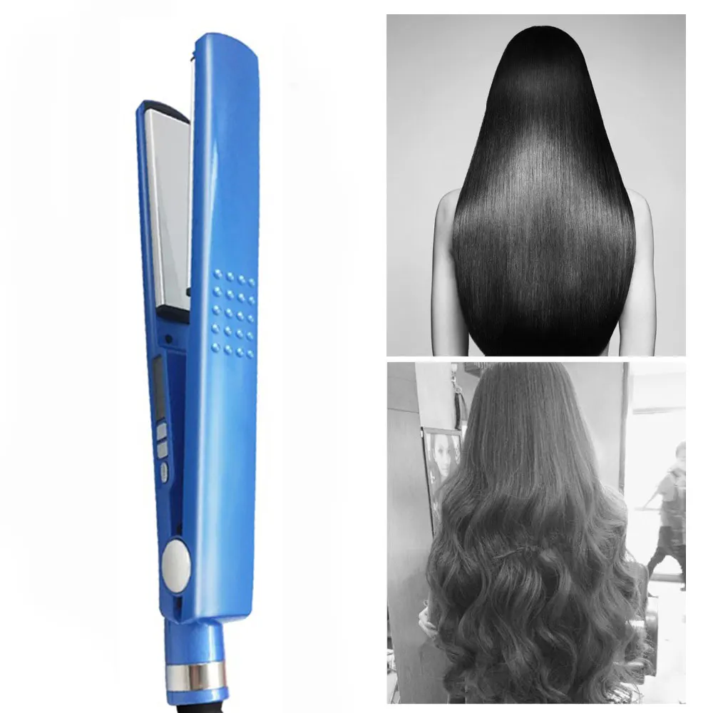 

Nano Titanium 1/4 Professional Hair Straightener Hair Straightening Irons Flat Iron Hair Curler Electric Curling Iron Style