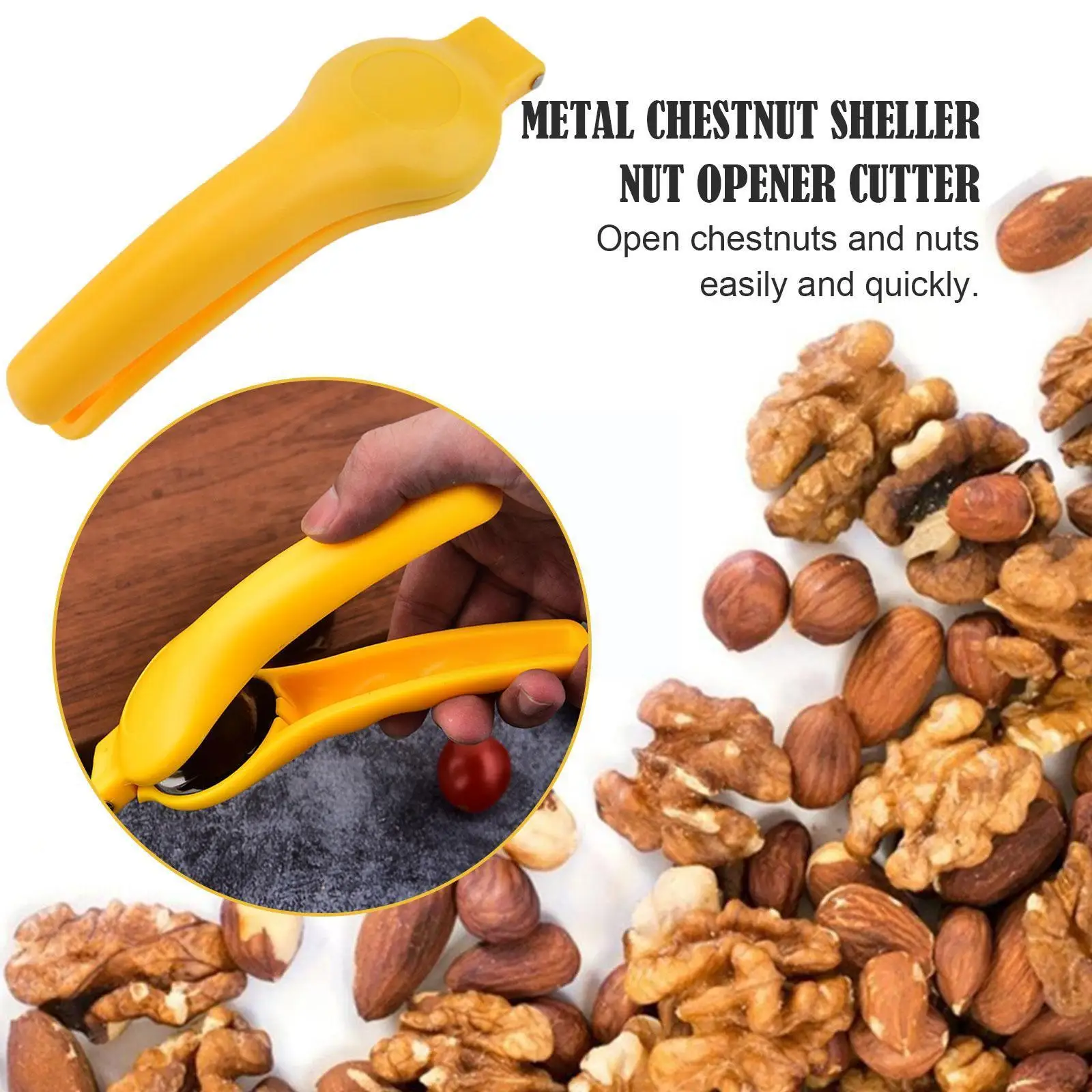 2 In 1 Nuts Sheller Chestnut Clip Walnut Pliers Home Accessories Cutter Chestnut Shelling Sheller Nut Metal Opener Kitchen X7r5
2 In 1 Nuts Sheller Chestnut Clip Walnut Pliers Home Accessories Cutter Chestnut Shelling Sheller Nut Metal Opener Kitchen X7r5
