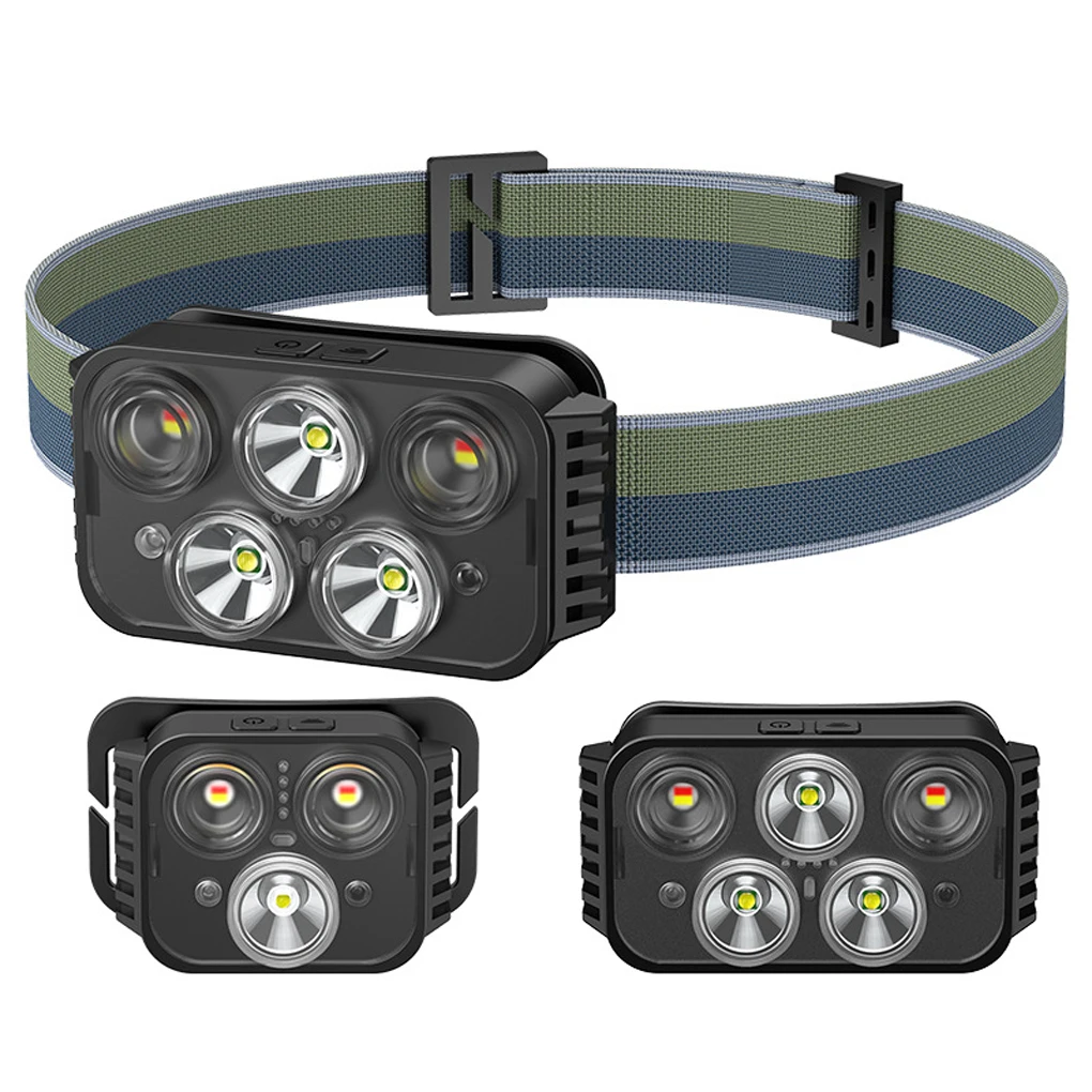 Headlamp USB Charging Waterproof Portable Outdoor Night Riding Fishing Head Light Flashlight Lighting Lamp 3 Heads
Headlamp USB Charging Waterproof Portable Outdoor Night Riding Fishing Head Light Flashlight Lighting Lamp 3 Heads