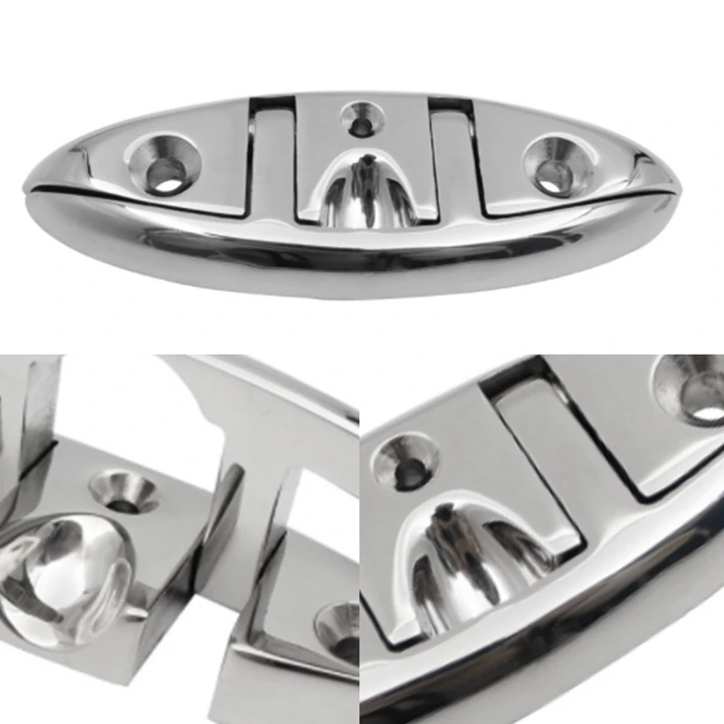 4PCS Stainless Steel Cleat Marine Hardware Foldable Boat Cleats Folding Deck Mooring Cleat Boat Accessories Parts
4PCS Stainless Steel Cleat Marine Hardware Foldable Boat Cleats Folding Deck Mooring Cleat Boat Accessories Parts