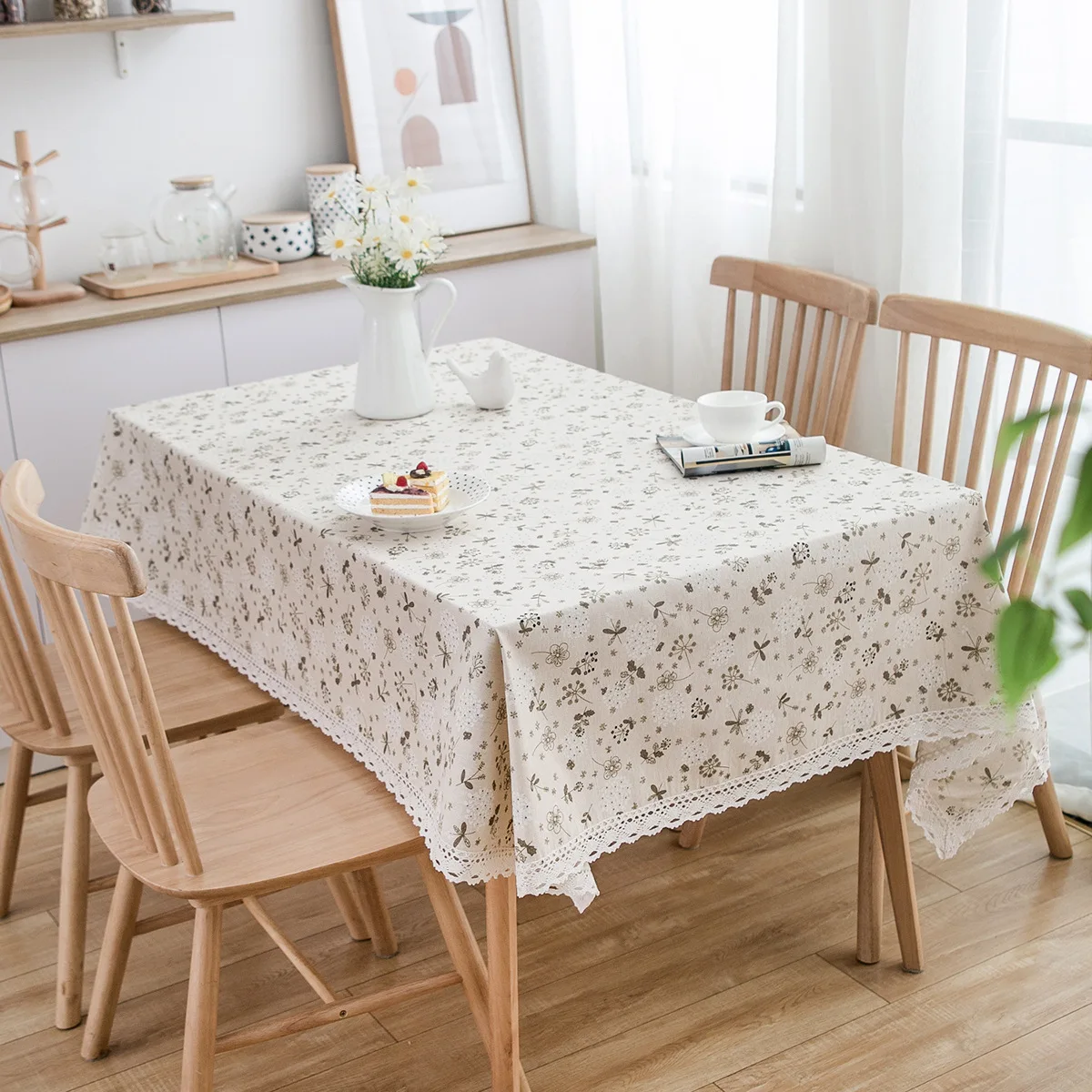 Retro Pastoral Style Flower Print Lavender Cotton Linen Coffee Table Cloth For Square Table Round Table Decor
Retro Pastoral Style Flower Print Lavender Cotton Linen Coffee Table Cloth For Square Table Round Table Decor