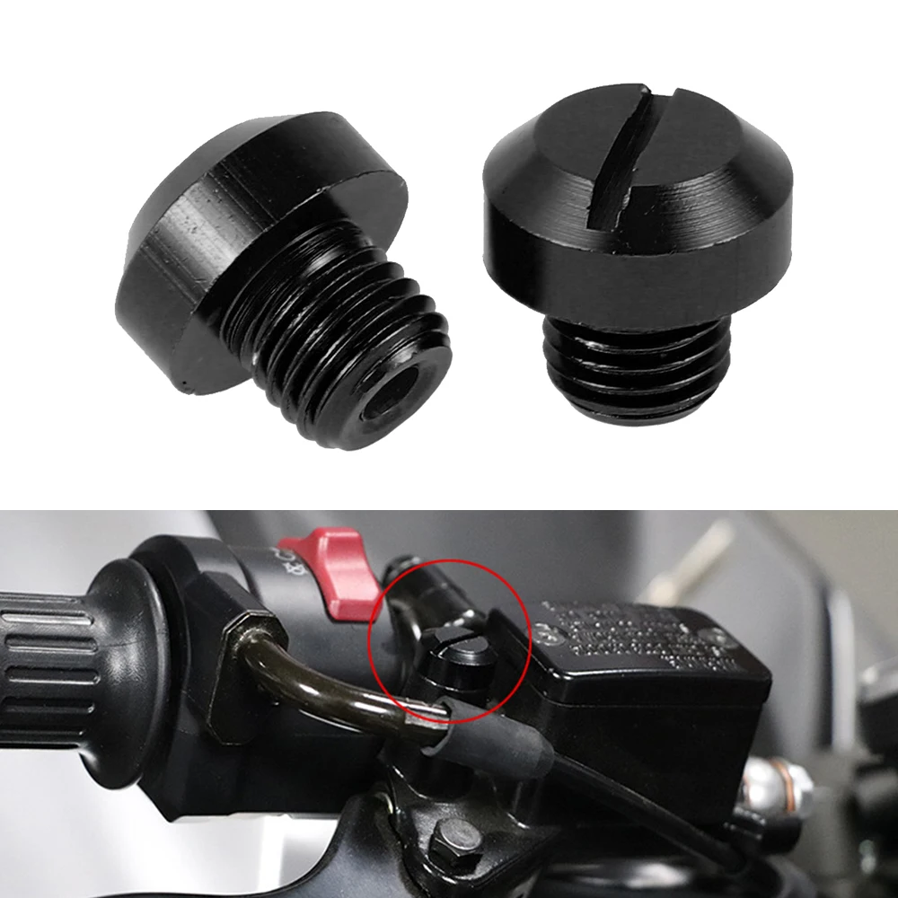 4Pcs Universal Motorcycle CNC M10*1.25 Mirror Hole Plug Screw Bolts Covers Caps Clockwise Screw For Honda Suzuki
4Pcs Universal Motorcycle CNC M10*1.25 Mirror Hole Plug Screw Bolts Covers Caps Clockwise Screw For Honda Suzuki