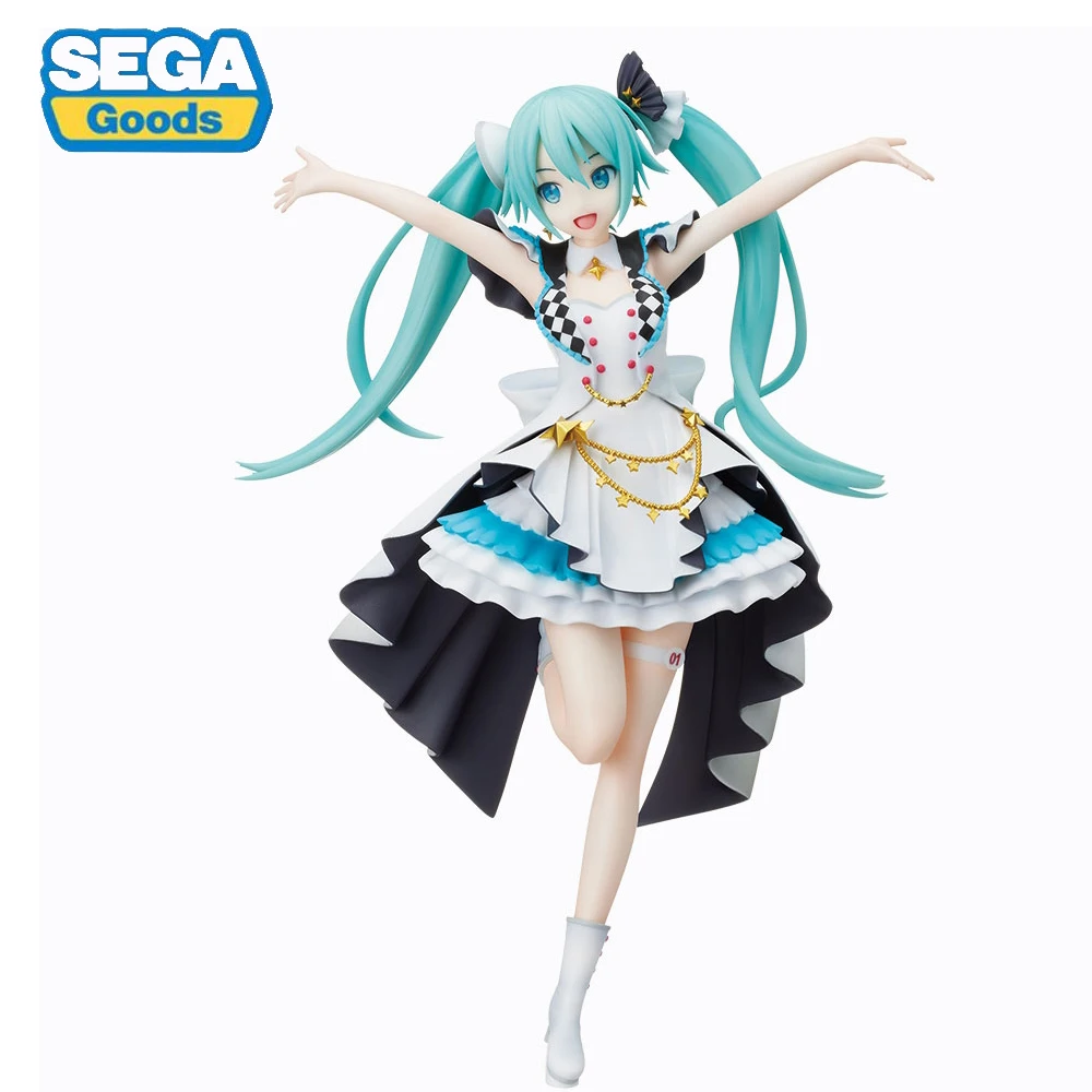 14CM Hatsune Miku Genuine SEGA Anime Figure Cute Kawaii Virtual Singer Collection Desktop Car Decor Model Dolls Toy For Gift
14CM Hatsune Miku Genuine SEGA Anime Figure Cute Kawaii Virtual Singer Collection Desktop Car Decor Model Dolls Toy For Gift