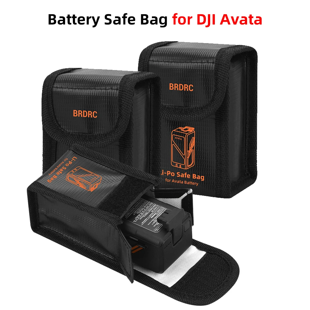 Battery Safe Bag for DJI Avata Fireproof Batteries Bag Battery Protection Storage Case Explosion-proof Pouch Accessory
Battery Safe Bag for DJI Avata Fireproof Batteries Bag Battery Protection Storage Case Explosion-proof Pouch Accessory