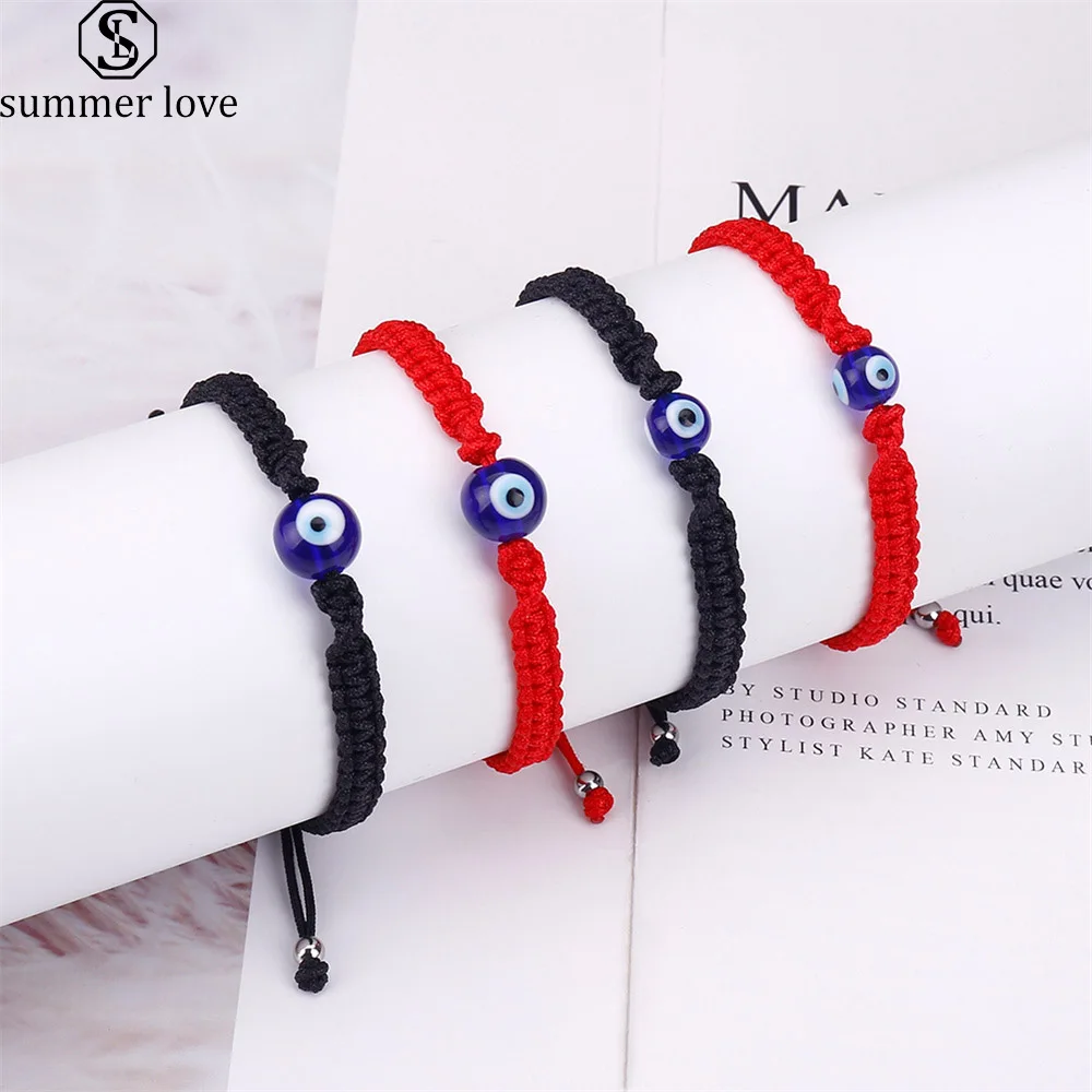 New Amulet Nazar Blue Evil Glaze Eye Charm Couple Bracelet Handmade Rope Braided Friendship Bracelets for Women Lucky Jewelry
New Amulet Nazar Blue Evil Glaze Eye Charm Couple Bracelet Handmade Rope Braided Friendship Bracelets for Women Lucky Jewelry