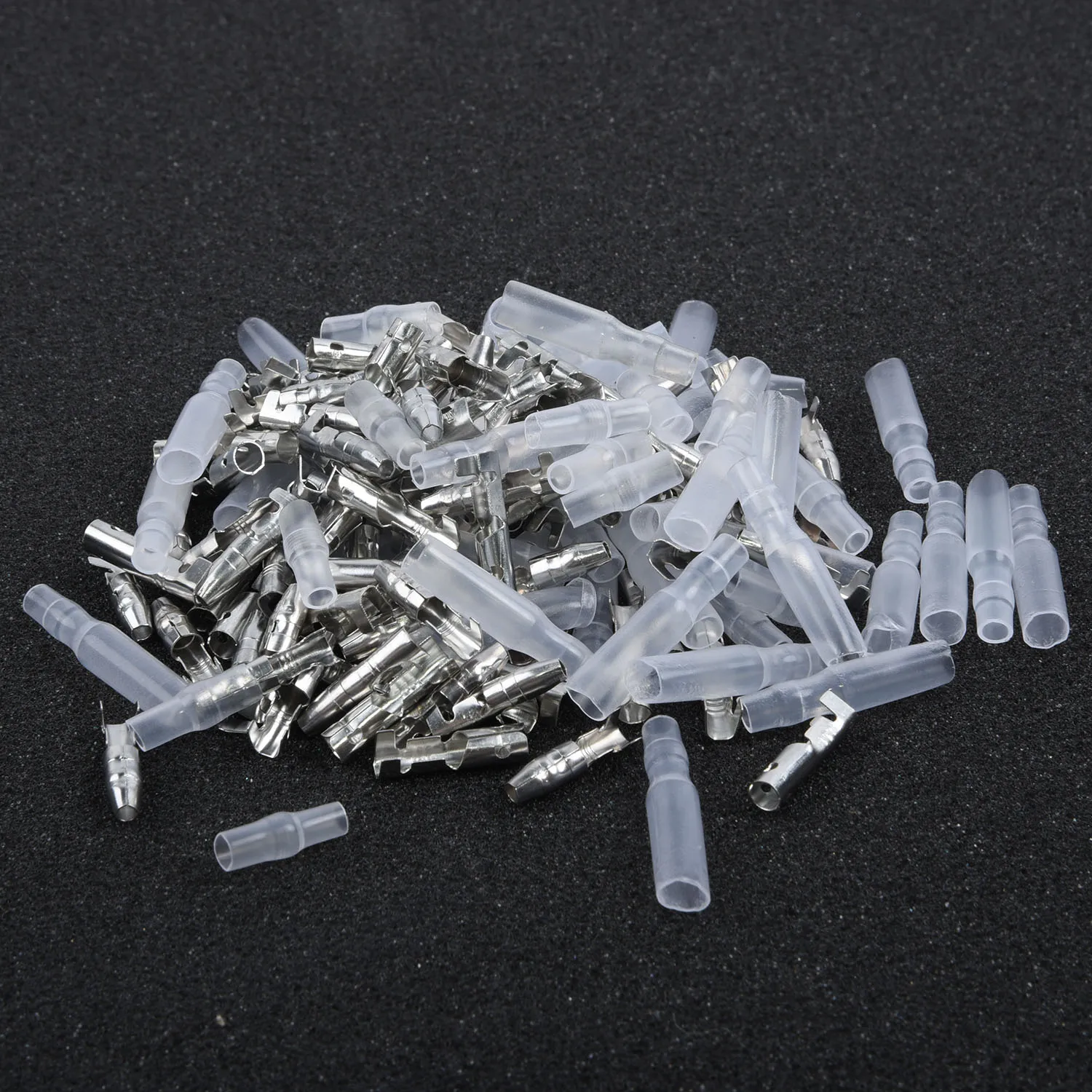 100pcs 4mm Motorcycle Bullet Connector Terminal Copper Tin Plated 50pcs For Female Connectors And 50pcs For Male Connectors
100pcs 4mm Motorcycle Bullet Connector Terminal Copper Tin Plated 50pcs For Female Connectors And 50pcs For Male Connectors