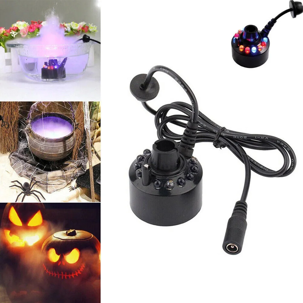 12 LED Colorful Light Ultrasonic Mist Maker Fogger Fog Water Fountain Pond Atomizer Air Humidifier Garden Outdoor Sprayer Tool
12 LED Colorful Light Ultrasonic Mist Maker Fogger Fog Water Fountain Pond Atomizer Air Humidifier Garden Outdoor Sprayer Tool