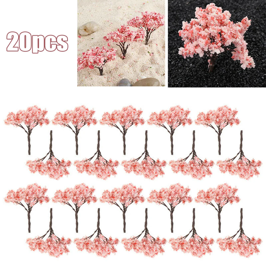 20pcs Sakura Tree Model Flowering Cherry Tree Plant Model Tree Railway Layout Scene Decoration Miniature Landscape
20pcs Sakura Tree Model Flowering Cherry Tree Plant Model Tree Railway Layout Scene Decoration Miniature Landscape