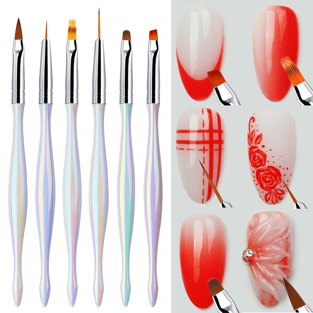 Multifunctional French Nail Art Brush Dual End Nail Art Dotting Pen Acrylic Drawing Rhinestone UV Gel Painting Manicure Tools
Multifunctional French Nail Art Brush Dual End Nail Art Dotting Pen Acrylic Drawing Rhinestone UV Gel Painting Manicure Tools