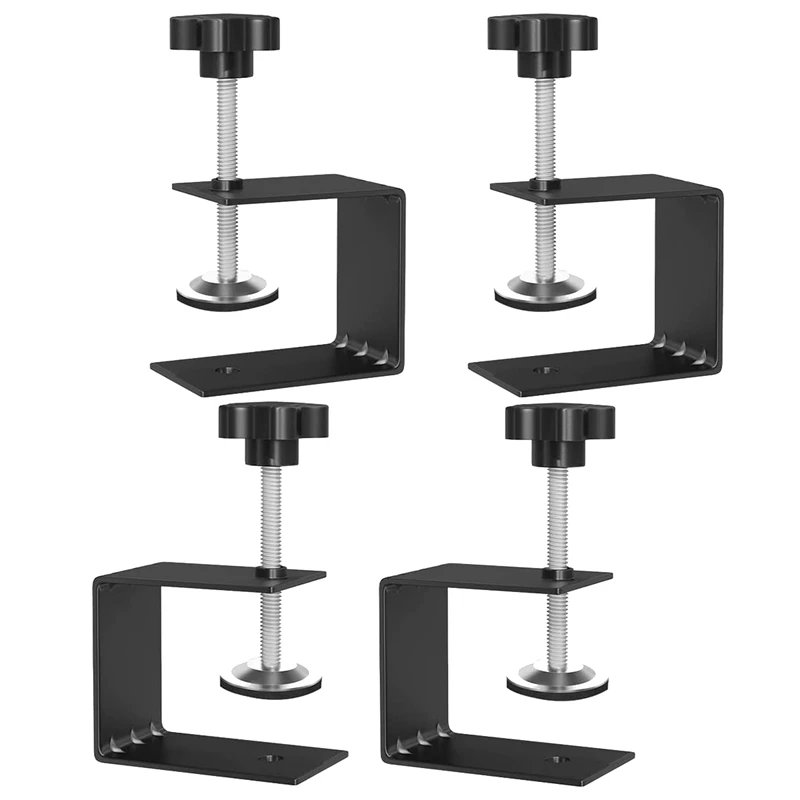 

4 PACK Metal C Clip Front Installation Clip Drawer Front Mounting Clamps, And Cold Rolled Steel Clamps For Woodworking