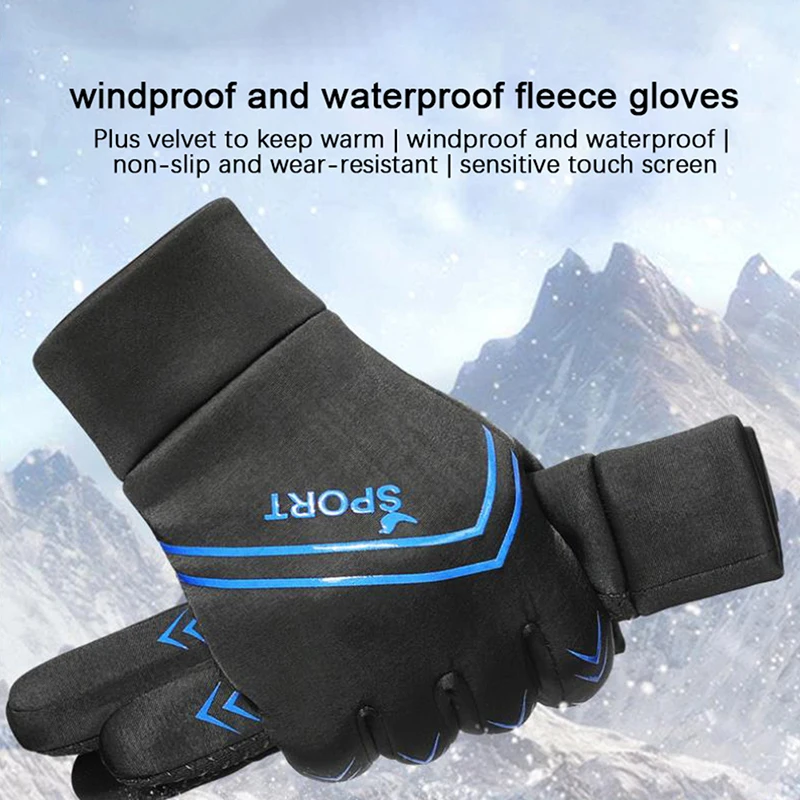 Winter Ski Gloves Men Cycling Bike Women Thermal Fleece Cold Wind Waterproof Touch Screen Bicycle Warm Running Skiing Mitten
Winter Ski Gloves Men Cycling Bike Women Thermal Fleece Cold Wind Waterproof Touch Screen Bicycle Warm Running Skiing Mitten