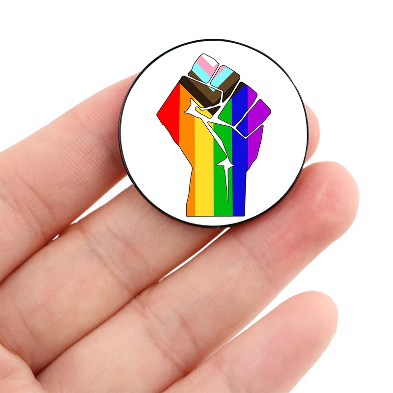 Progress Pride gradient Pin Custom Brooches Shirt Lapel teacher tote Bag backpacks Badge Cartoon gift brooches pins for women
Progress Pride gradient Pin Custom Brooches Shirt Lapel teacher tote Bag backpacks Badge Cartoon gift brooches pins for women