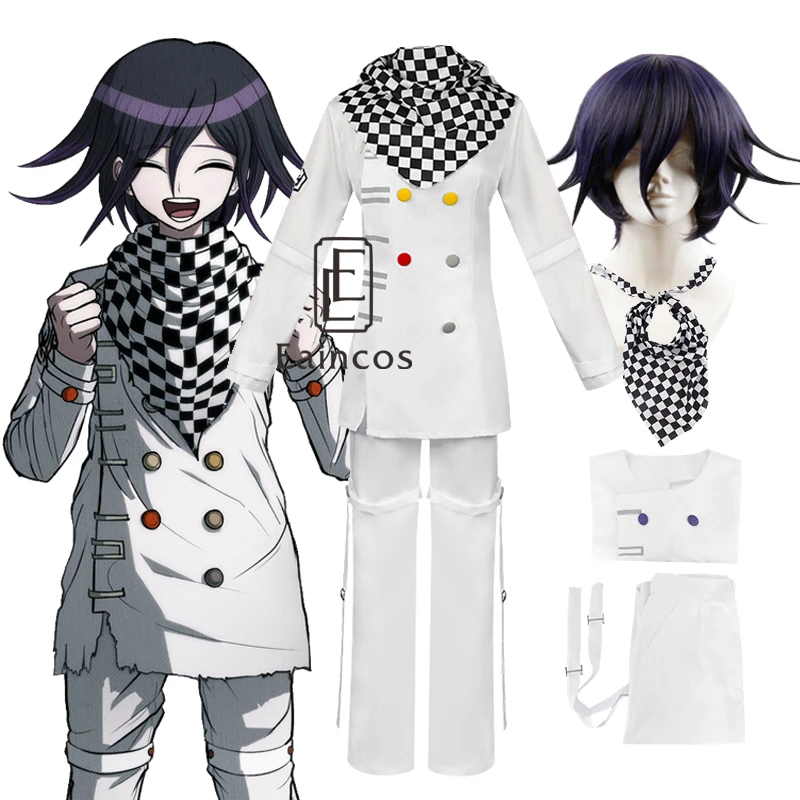 Аниме Danganronpa V3 Ouma kokichi косплей костюм японская школьная форма костюмы наряд парик обувь
Аниме Danganronpa V3 Ouma kokichi косплей костюм японская школьная форма костюмы наряд парик обувь