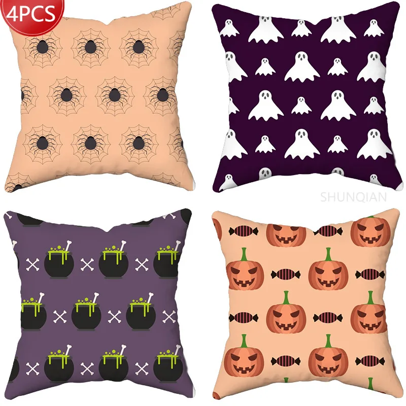 Halloween Pillow Case For Home Decorative Pillows Cover Invisible Zippered Throw PillowCases 45X45cm
Halloween Pillow Case For Home Decorative Pillows Cover Invisible Zippered Throw PillowCases 45X45cm