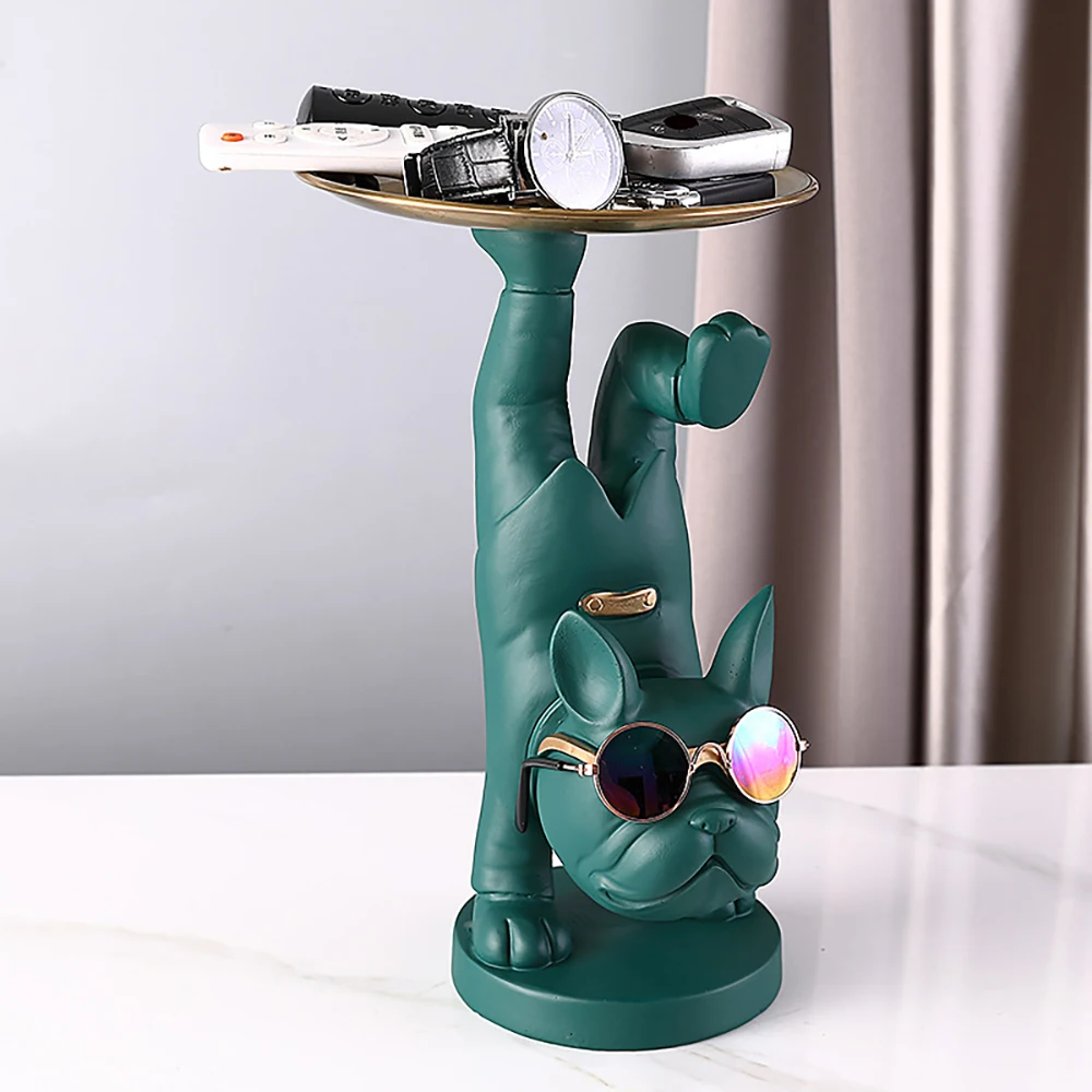 Bulldog Fruit Dish Desktop Metal Tray French Bulldog Sculpture Animals Figurines Home Living Room Table Decor
Bulldog Fruit Dish Desktop Metal Tray French Bulldog Sculpture Animals Figurines Home Living Room Table Decor