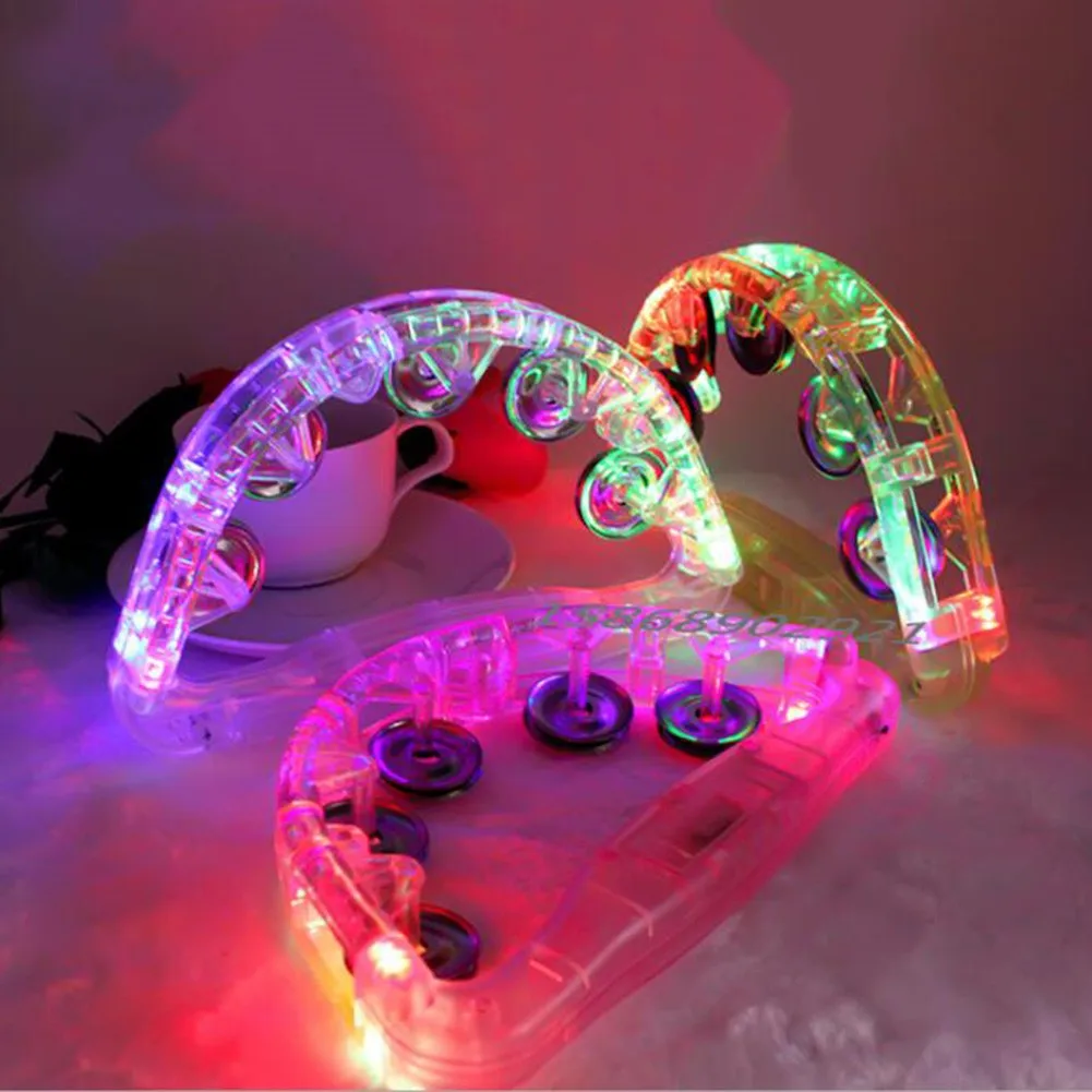 LED Tambourine Light Up Sensory Toy Flashing Tambourine Musical Instrument Shaking Toy For Festivals Birthday Party Shaking Toy
LED Tambourine Light Up Sensory Toy Flashing Tambourine Musical Instrument Shaking Toy For Festivals Birthday Party Shaking Toy