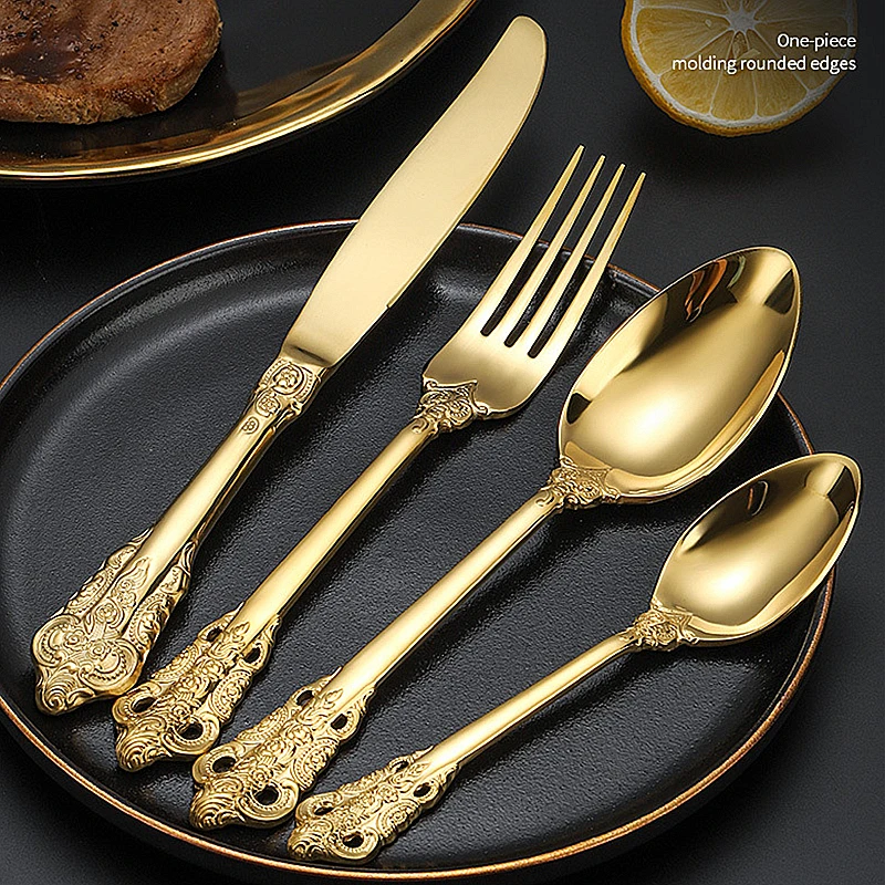 Western Style Cutlery Set 304 Stainless Steel Solid Color Knife Fork Spoon Dinnerware Home Luxury Tableware Kitchen Utensils
Western Style Cutlery Set 304 Stainless Steel Solid Color Knife Fork Spoon Dinnerware Home Luxury Tableware Kitchen Utensils