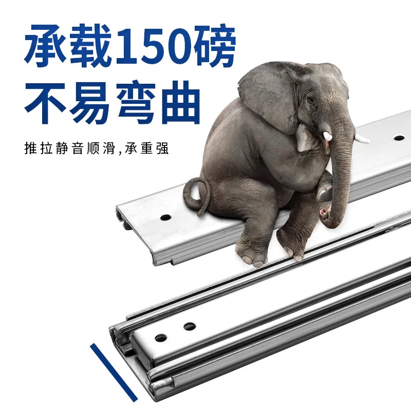 22 Inch Heavy Duty Full Extension Drawer Slides,304 Stainless Steel Cabinet Drawer Slides 150lb Load Capacity, - 1Pair
22 Inch Heavy Duty Full Extension Drawer Slides,304 Stainless Steel Cabinet Drawer Slides 150lb Load Capacity, - 1Pair