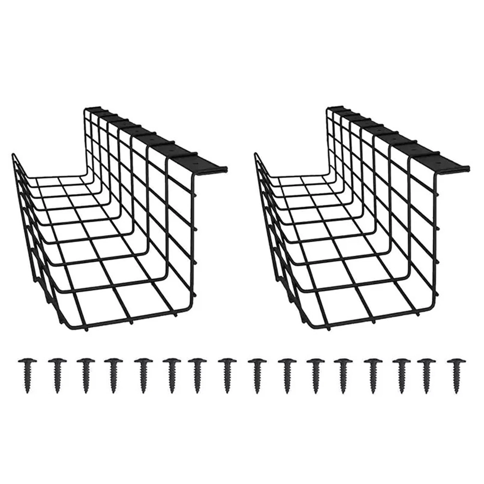 2pcs Under Desk Cable Raceway Cord Holder Desk Wire Management Rack With Screws Wire Organizer Cable Raceway Holder Basket For
2pcs Under Desk Cable Raceway Cord Holder Desk Wire Management Rack With Screws Wire Organizer Cable Raceway Holder Basket For