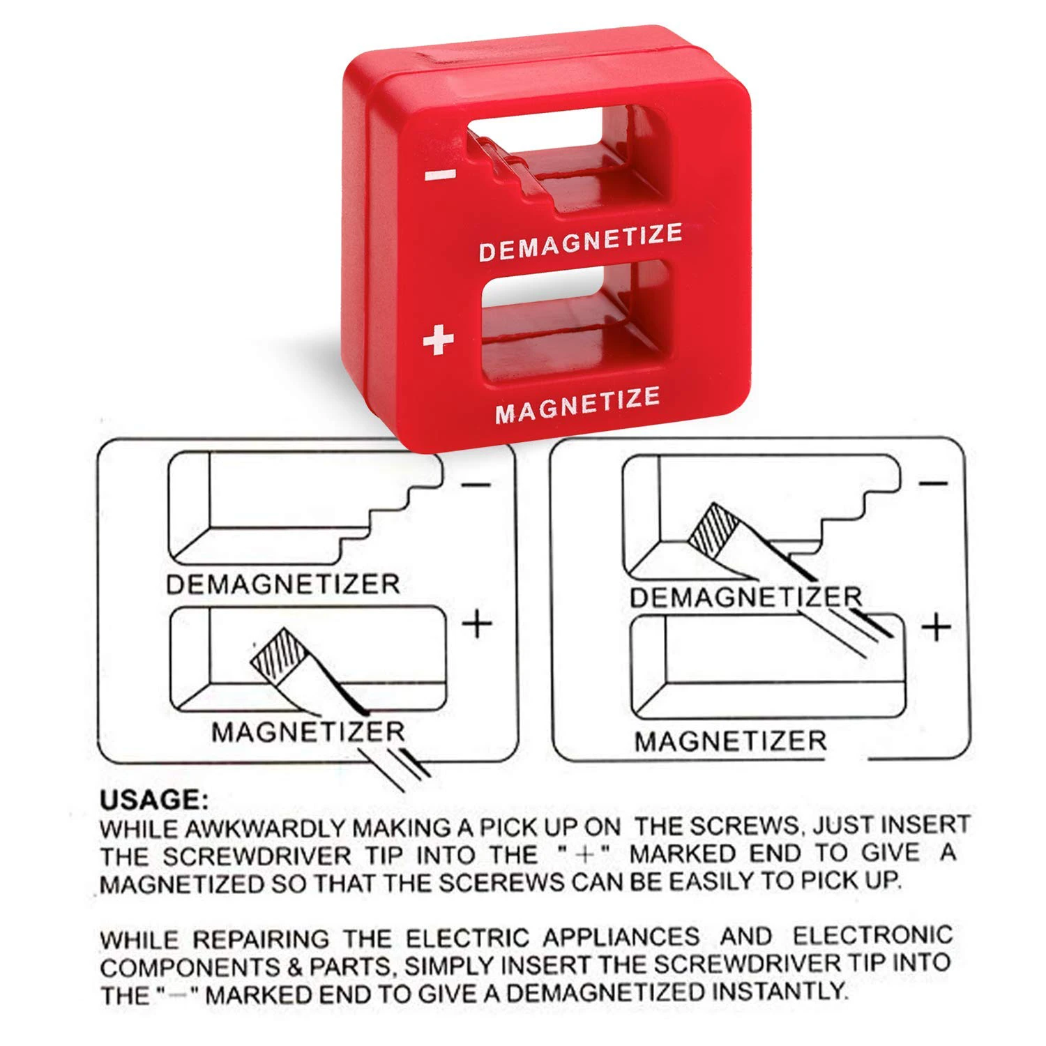 Мини-отвертка NoEnName_Null с функцией намагничивания и размагничивания
Мини-отвертка NoEnName_Null с функцией намагничивания и размагничивания