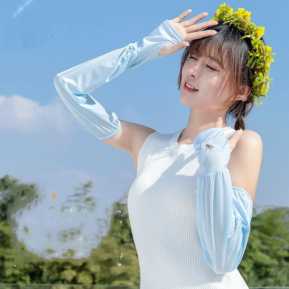 Summer New Sunscreen Sleeves Fashion Solid Color Butterfly Arm Warmers Simple Elastic Embroidery Sleeves
Summer New Sunscreen Sleeves Fashion Solid Color Butterfly Arm Warmers Simple Elastic Embroidery Sleeves