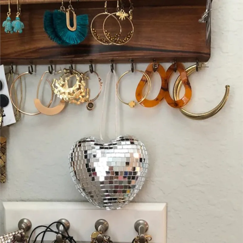 Disco Love Pendant Living Room Porch Bag Hanger Pendant Home Decoration Accessories Mosaic Glass Lens Photo Atmosphere Props
Disco Love Pendant Living Room Porch Bag Hanger Pendant Home Decoration Accessories Mosaic Glass Lens Photo Atmosphere Props