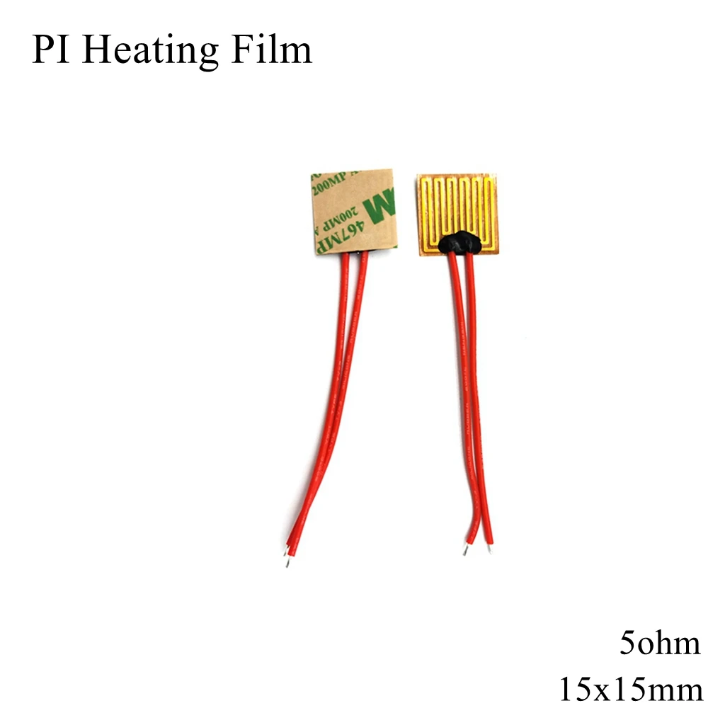 15x15mm 5V 12V 24V 110V 220V PI Heating Film Polyimide Adhesive Electric Heater Plate Panel Pad Mat Fuel Foil Oil Engine Tank
15x15mm 5V 12V 24V 110V 220V PI Heating Film Polyimide Adhesive Electric Heater Plate Panel Pad Mat Fuel Foil Oil Engine Tank