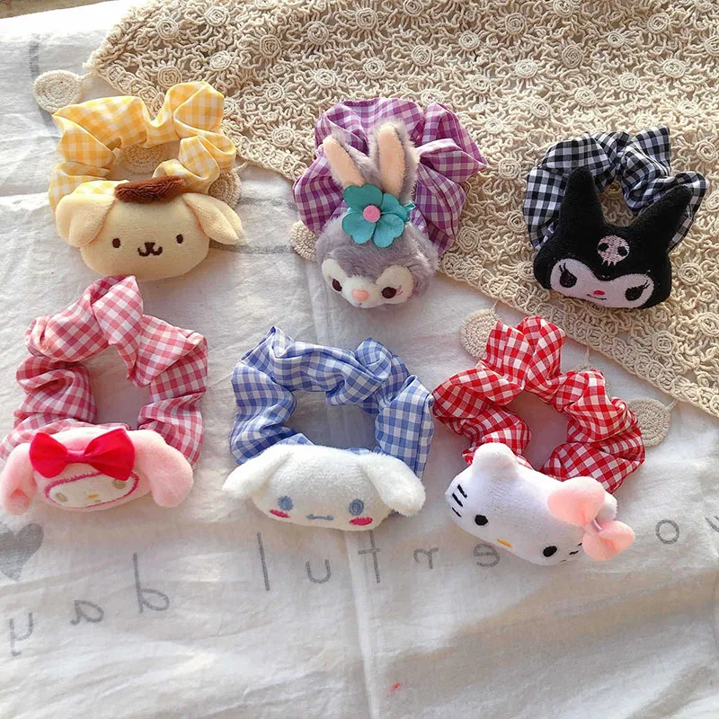 Kawaii Sanrios аксессуары для волос Hellow Kittys Kuromi My Melody Cinnamoroll Мультяшные кольца плюшевые игрушки для девочек Подарки
Kawaii Sanrios аксессуары для волос Hellow Kittys Kuromi My Melody Cinnamoroll Мультяшные кольца плюшевые игрушки для девочек Подарки