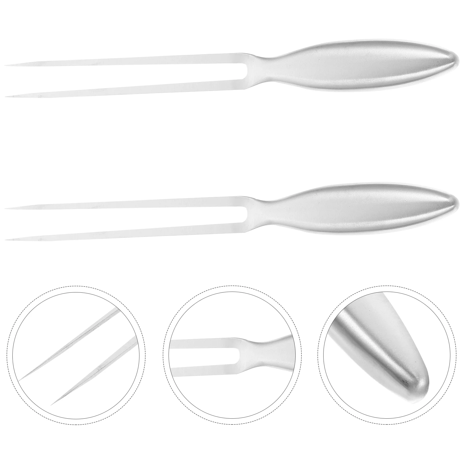 2pcs Portable Multi-purpose Sturdy Carving Fork Serving Fork Meat Serving Fork
2pcs Portable Multi-purpose Sturdy Carving Fork Serving Fork Meat Serving Fork