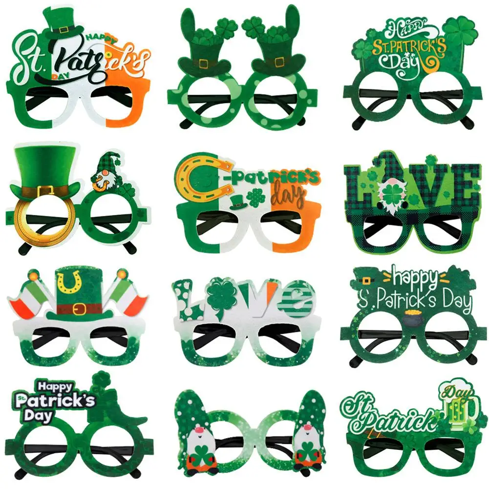 Shamrock Irish Words Lucky Glasses Dress Up Funny Glasses Holiday Supplies Photo Props For St Patrick Day Decoration
Shamrock Irish Words Lucky Glasses Dress Up Funny Glasses Holiday Supplies Photo Props For St Patrick Day Decoration