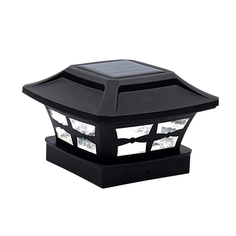 Solar Post Cap Lights 2 Lighting Modes LED Deck Fence Cap Lights for 4X4 Wooden Posts Garden Decoration Warm Black
Solar Post Cap Lights 2 Lighting Modes LED Deck Fence Cap Lights for 4X4 Wooden Posts Garden Decoration Warm Black